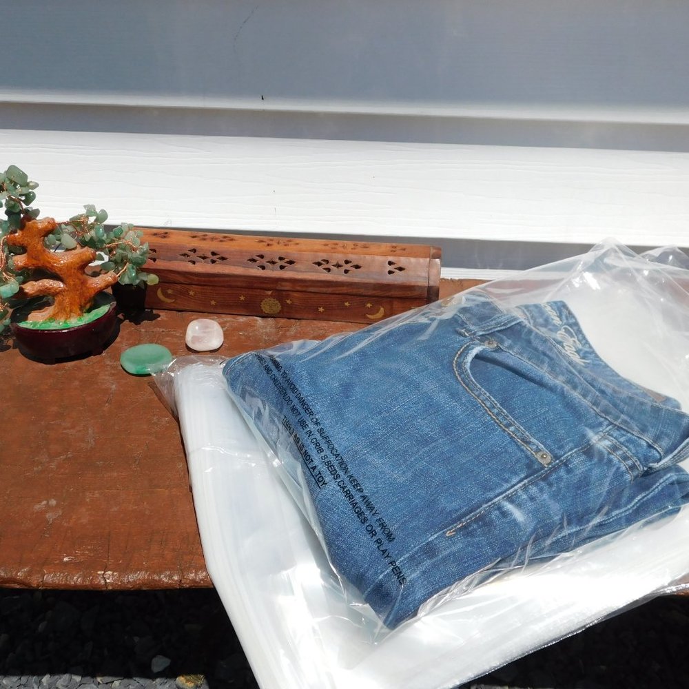 100 CLEAR Poly Plastic Packing Bags 11X16 - Picture 3 of 6